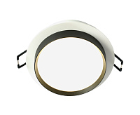 Светильник встраиваемый GX53 DL507 15W белый +черный, круг