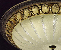 Накладной светильник "CASABLANCA" GOLD 72W R-515 on/off WHITE-220 IP20