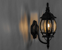Светильник садово-парковый 100W E27 черный на стену вверх 8101