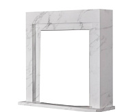 Портал Firelight Simple Classic белый мрамор