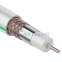 Кабель SAT 703 B, Cu/Al/Cu, (64%), 75 Ом, 100м., белый PROCONNECT