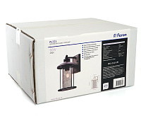 Светильник садово-парковый  60W 230V E27 IP44 черный, на стену вниз PL721