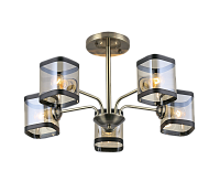 Люстра потолочная TORINO 00592/5 латунь REV Ritter 
