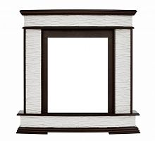 Портал Scala Classic камень сланец скалистый белый, шпон темный дуб сн/пр 955 х 970 х 350 мм