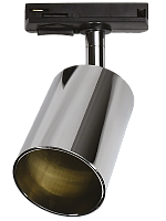 Трековый светильник PTR 26 GU10 CH (хром, компактный адаптор) IP20 Jazzway