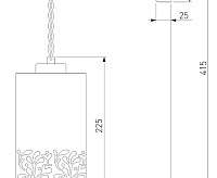 Бра 50071/1B античная бронза