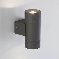Настенный светодиодный светильник 1605 TECHNO LED SOKAR  графит IP54 сн/пр
