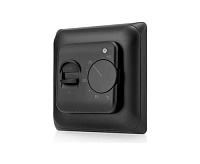 Терморегулятор механический RTS 70.26 черный матовый HeatUp 