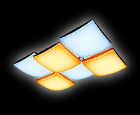 Люстра светодиодная Orbital FP2326 192W белый (Парус)