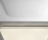 Накладной светильник "VEGA" 60W S-STEP/DIM-480x480x65-CHROME/WHITE-220V-IP44