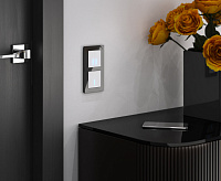 Веркель Выключатель 1-кл сенсорный с подсветкой 1000 Вт (белый) W4510001