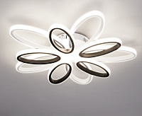 Люстра светодиодная 90137/10 белый/черный