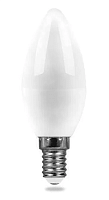 Лампа светодиодная  7W 4000K E14 SBС3707 свеча (SAFFIT)