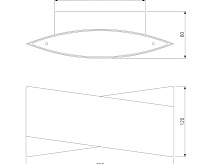 Бра 40145/1 белый