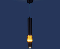 Подвесной светильник DLN001 MR16 черный матовый/золото сн/пр