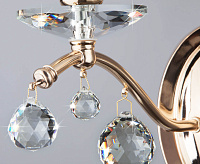 Бра 10058/2 золото/прозрачный хрусталь сн/пр