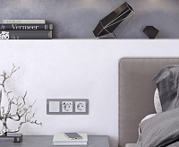 Веркель Рамка на 3 поста (графит Acrylic) W0032704