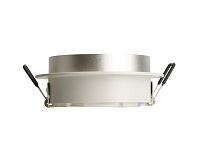 Светильник встраиваемый GX53 DL507 15W белый/серебро, круг