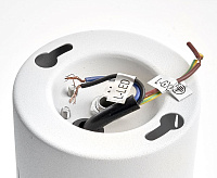 Светильник потолочный GX53 12W 230V, подсветка 1W, белый HL352