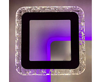 Люстра светодиодная "TETRA ICE" RGB 50W+20W 5S-APP-390X86-WHITE/CLEAR-220-IP20