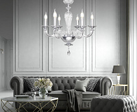 Люстра 338/6 хром