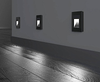 Веркель Встраиваемая LED подсветка (черный матовый) W1154208