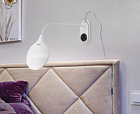 Настольная лампа TL-328W белый 8Вт димм с изм цветом свечения, с настеннным креплением