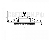 Светильник встраиваемый 002554 INGRANO MR16 ХРОМ/ЗЕРКАЛЬНЫЙ сн/пр
