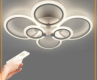 Люстра светодиодная "EUROPA" 132W 6R-APP-790/560/115 White/White-220-IP20