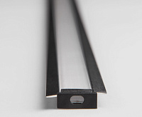 Встраиваемый алюминевый профиль черный/белый LL-2-ALP007