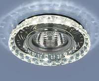 Светильник встраиваемый 8351 MR16 CL/BK прозрачный/черный сн/пр