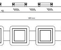 Спот 4*5W 4000K Хром (036-007-0005)