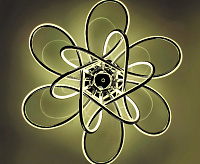 Люстра светодиодная "LIANA MAXI" 130W 6R-600/110-RC-CHROME/OPAL-220-IP20