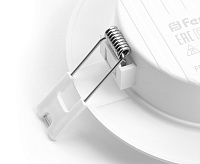 Светильник встраиваемый PPL-R&nbsp;&nbsp;8W 4000K белый (круг) AL528 /Feron.ONE