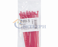 Хомут нейлон 150х3.00мм 25шт красный 07-0156-25