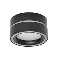 Светильник потолочный GX53 12W 230V черный HL455