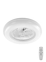 Люстра светодиодная с вентилятором "FAN ONE" 80W+35W-550*200-white/white