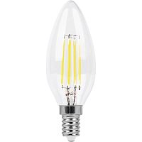 Лампа светодиодная FILAMENT  9W E14 4000K LB-73 свеча (Feron)