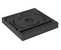 Накладной светильник 12W 4000K черный AL267
