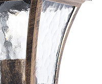 Светильник садово-парковый&nbsp;&nbsp;60W 230V E27 черное золото на стену верх PL611