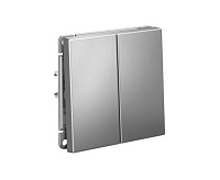 ArtGallery Выключатель 2-кл сталь GAL000951