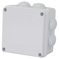 Коробка распределительная (100х100х70) IP55 светло-серая EBX30-02-65