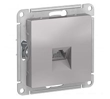 AtlasDesign алюминий Механизм розетки компьютерной RJ45 ATN000383