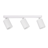 Светильник настенно-потолочный под лампу 3*GU10 WH белый IP20