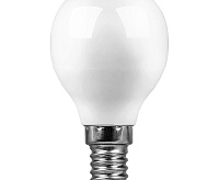 Лампа светодиодная 13W 6400K E14 230V SBG4513 шар (SAFFIT)