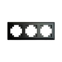 Катрин Рамка 3-ая пластик черный PFR00-7003-05