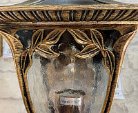 Светильник садово-парковый  60W 230V E27 IP44 черное золото PL4071