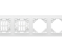Рамка 4-местная горизонтальная EKF ERM-G-304-10