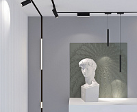 Flat Magnetic Трековый светильник 20W 4000K Vision черный