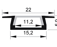 Крепежная клипса для PAL 2206, 1506, 1612, 1818